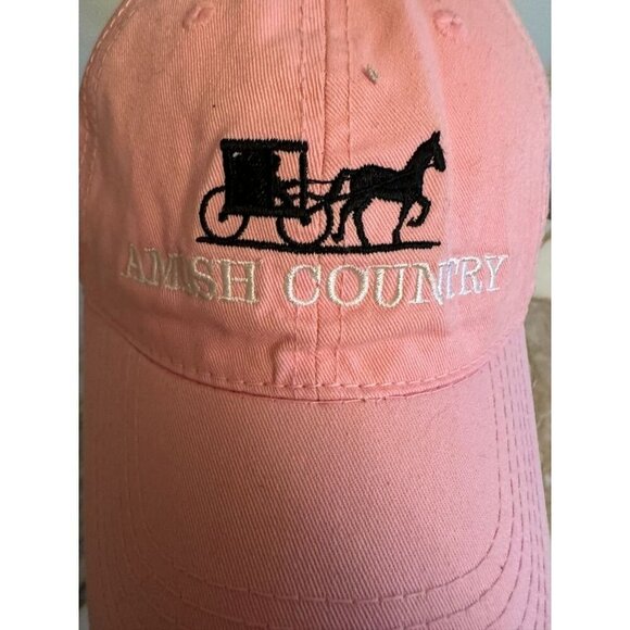 Jacobson Pink Amish Country Embroidered Baseball Cap Adjustable - Picture 3 of 7